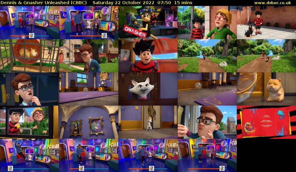 Dennis & Gnasher Unleashed (CBBC) Saturday 22 October 2022 07:50 - 08:05