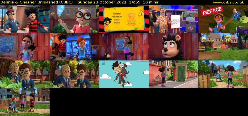 Dennis & Gnasher Unleashed (CBBC) Sunday 23 October 2022 14:55 - 15:05