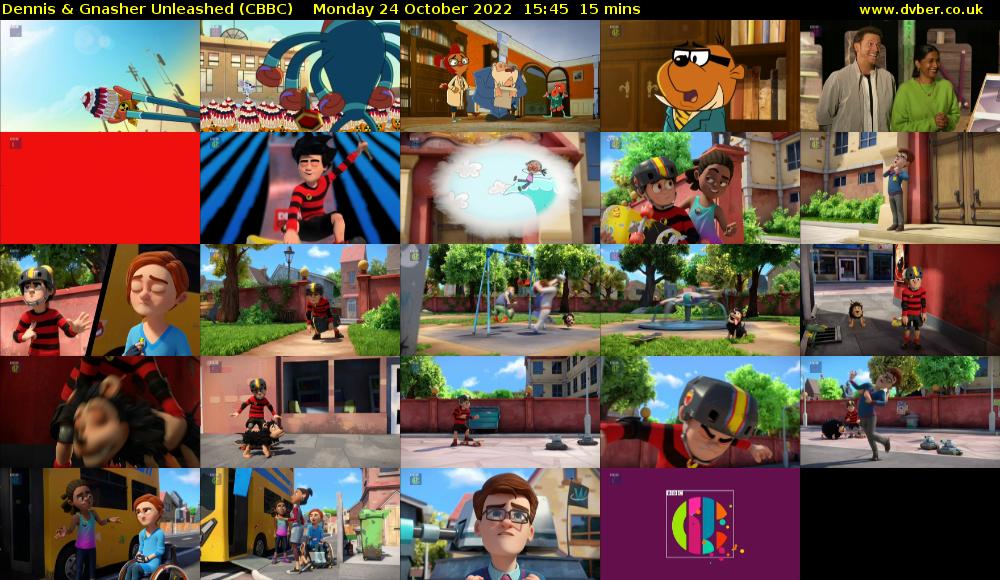 Dennis & Gnasher Unleashed (CBBC) Monday 24 October 2022 15:45 - 16:00
