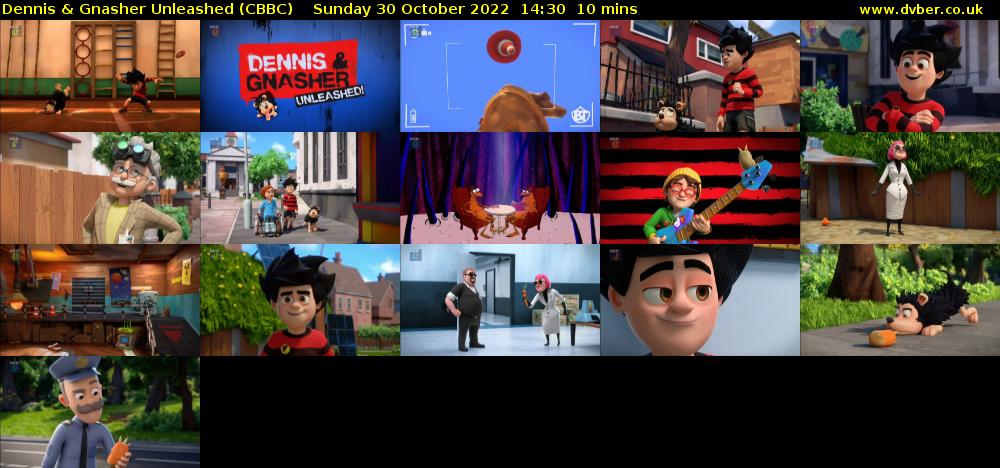 Dennis & Gnasher Unleashed (CBBC) Sunday 30 October 2022 14:30 - 14:40