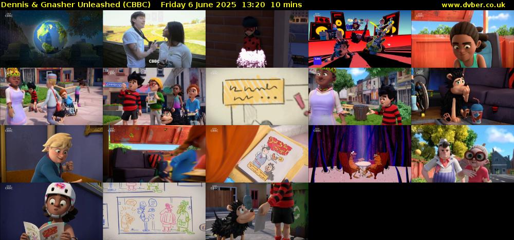 Dennis & Gnasher Unleashed (CBBC) Friday 6 June 2025 13:20 - 13:30