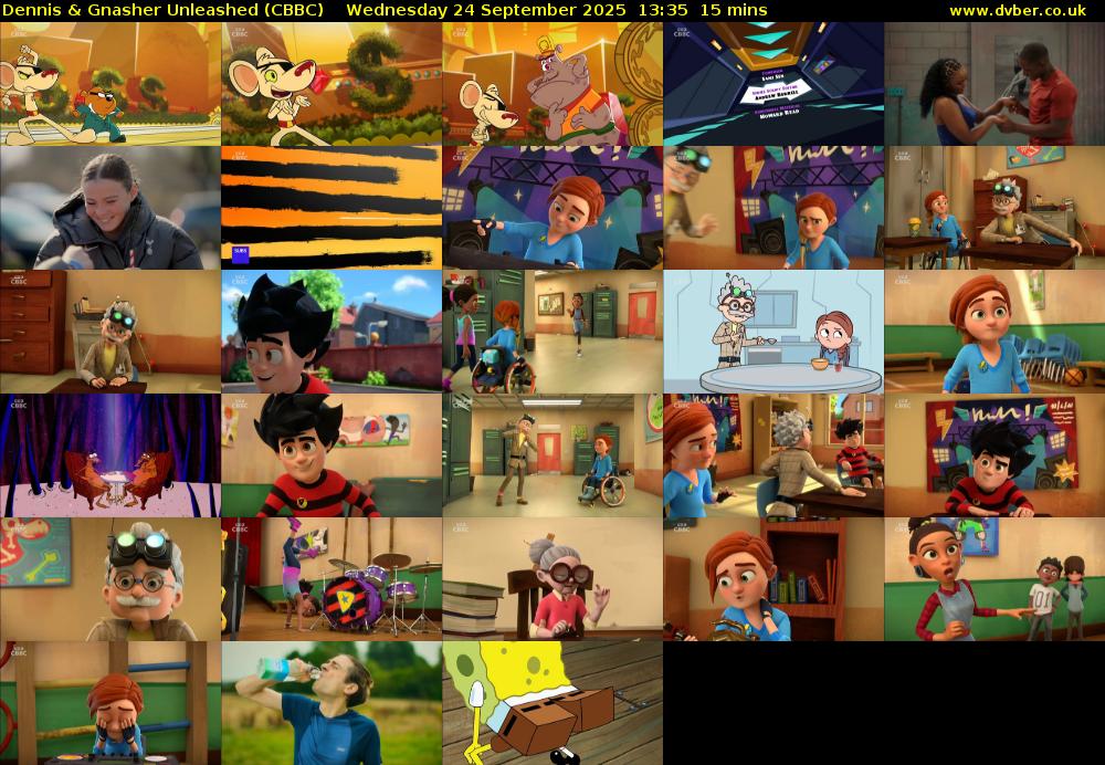 Dennis & Gnasher Unleashed (CBBC) Wednesday 24 September 2025 13:35 - 13:50