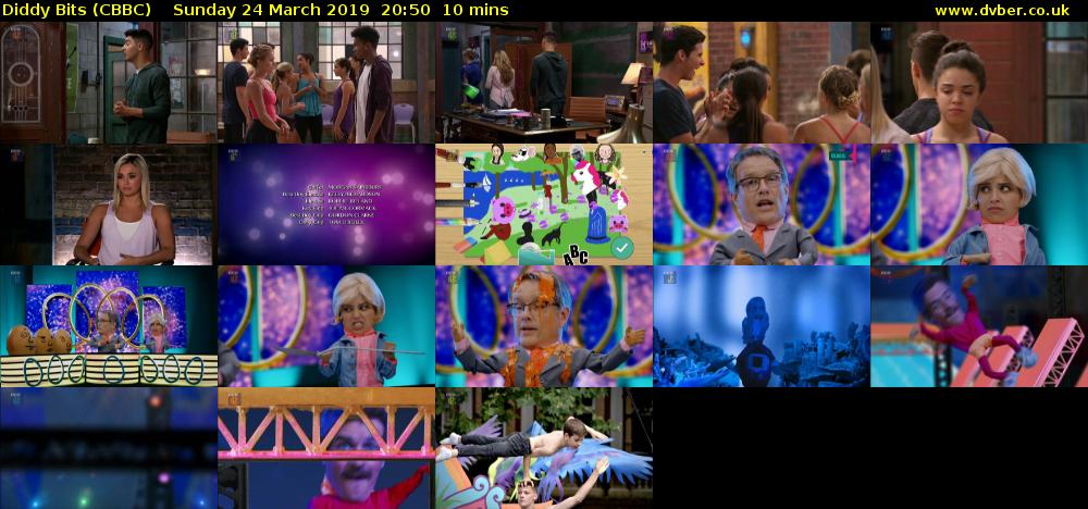 Diddy Bits (CBBC) Sunday 24 March 2019 20:50 - 21:00