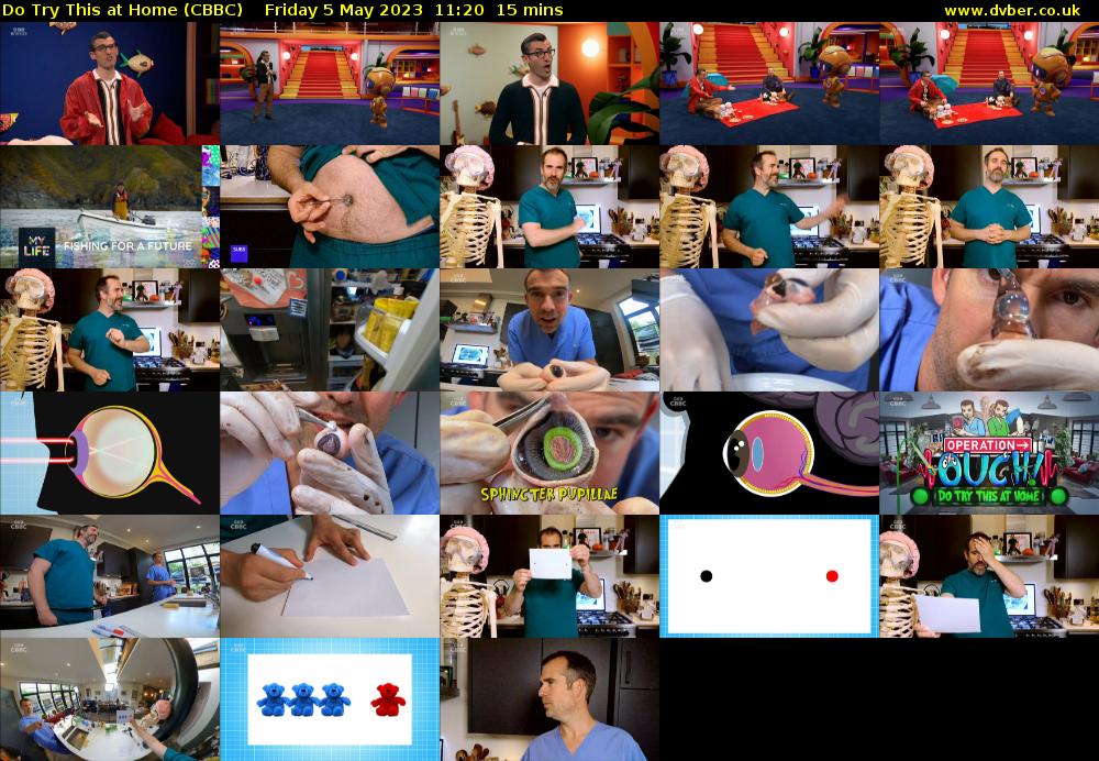 Do Try This at Home (CBBC) Friday 5 May 2023 11:20 - 11:35
