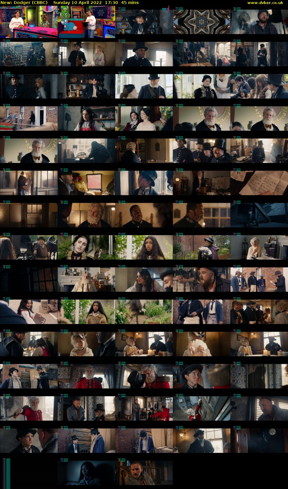 Dodger (CBBC) Sunday 10 April 2022 17:30 - 18:15
