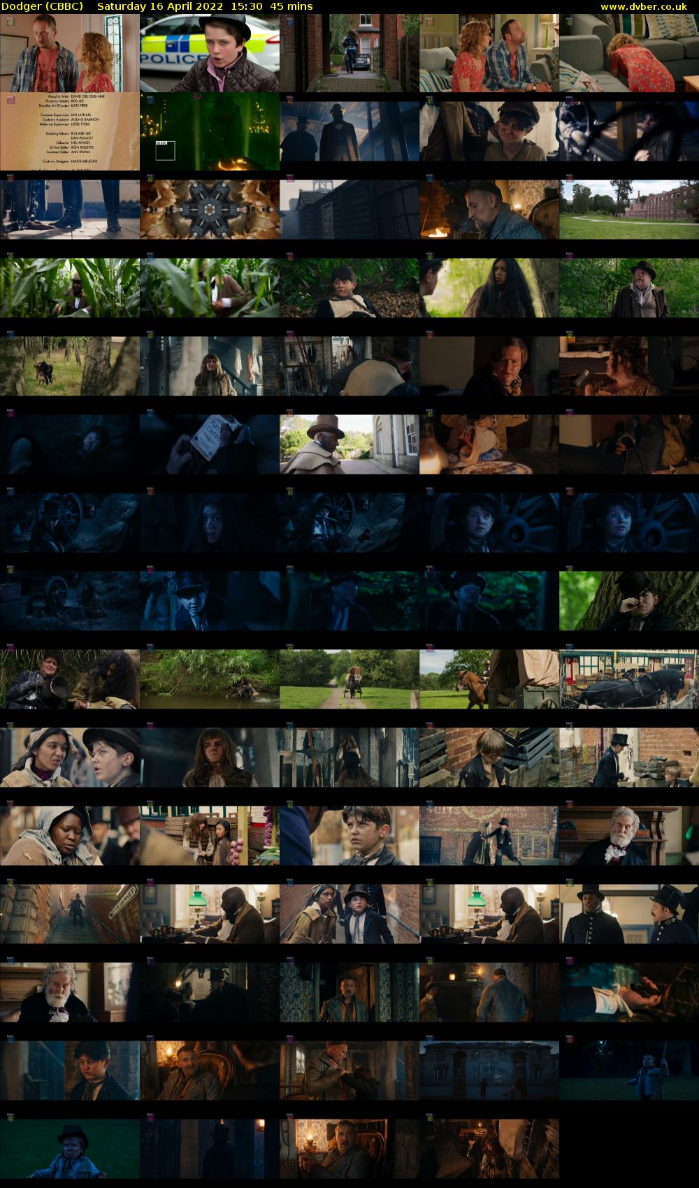 Dodger (CBBC) Saturday 16 April 2022 15:30 - 16:15