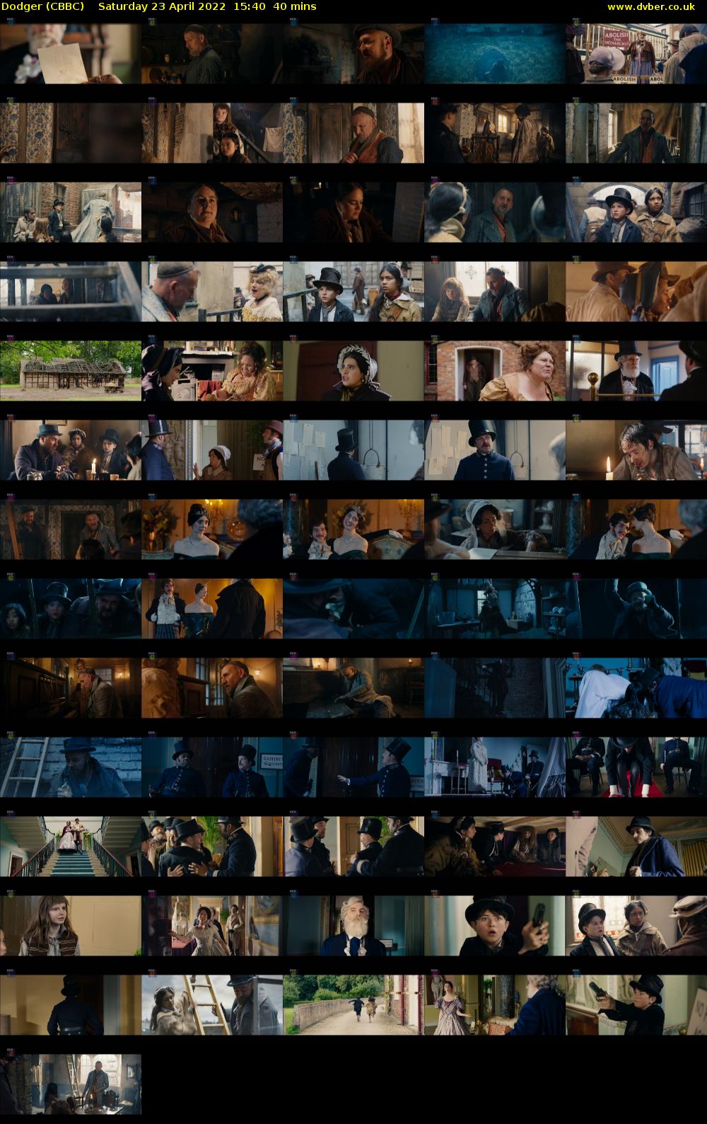 Dodger (CBBC) Saturday 23 April 2022 15:40 - 16:20