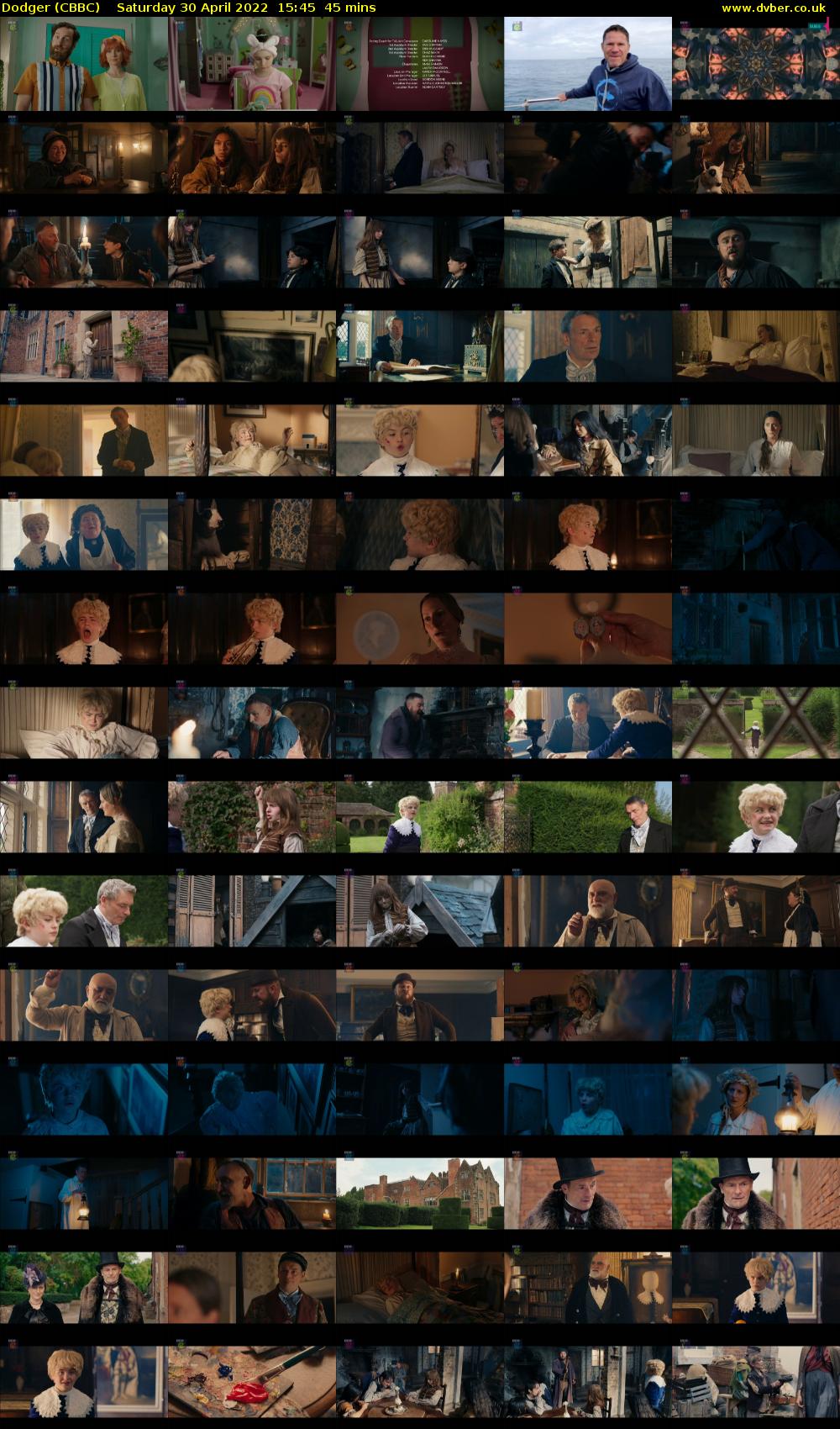 Dodger (CBBC) Saturday 30 April 2022 15:45 - 16:30