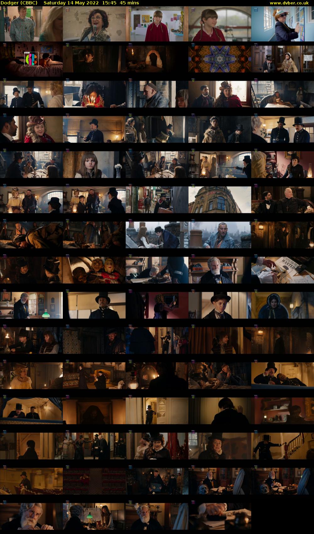 Dodger (CBBC) Saturday 14 May 2022 15:45 - 16:30