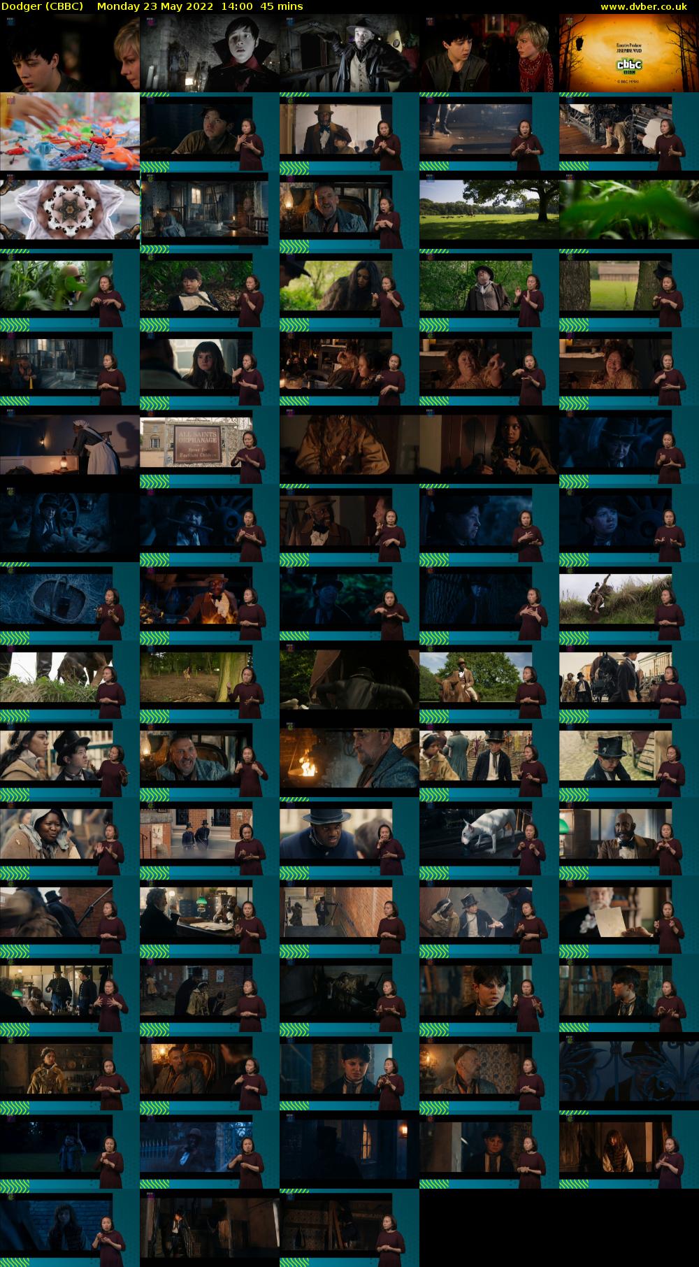 Dodger (CBBC) Monday 23 May 2022 14:00 - 14:45