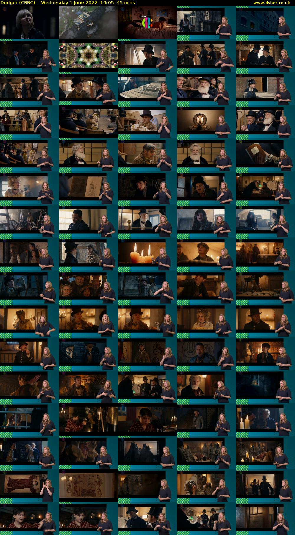 Dodger (CBBC) Wednesday 1 June 2022 14:05 - 14:50