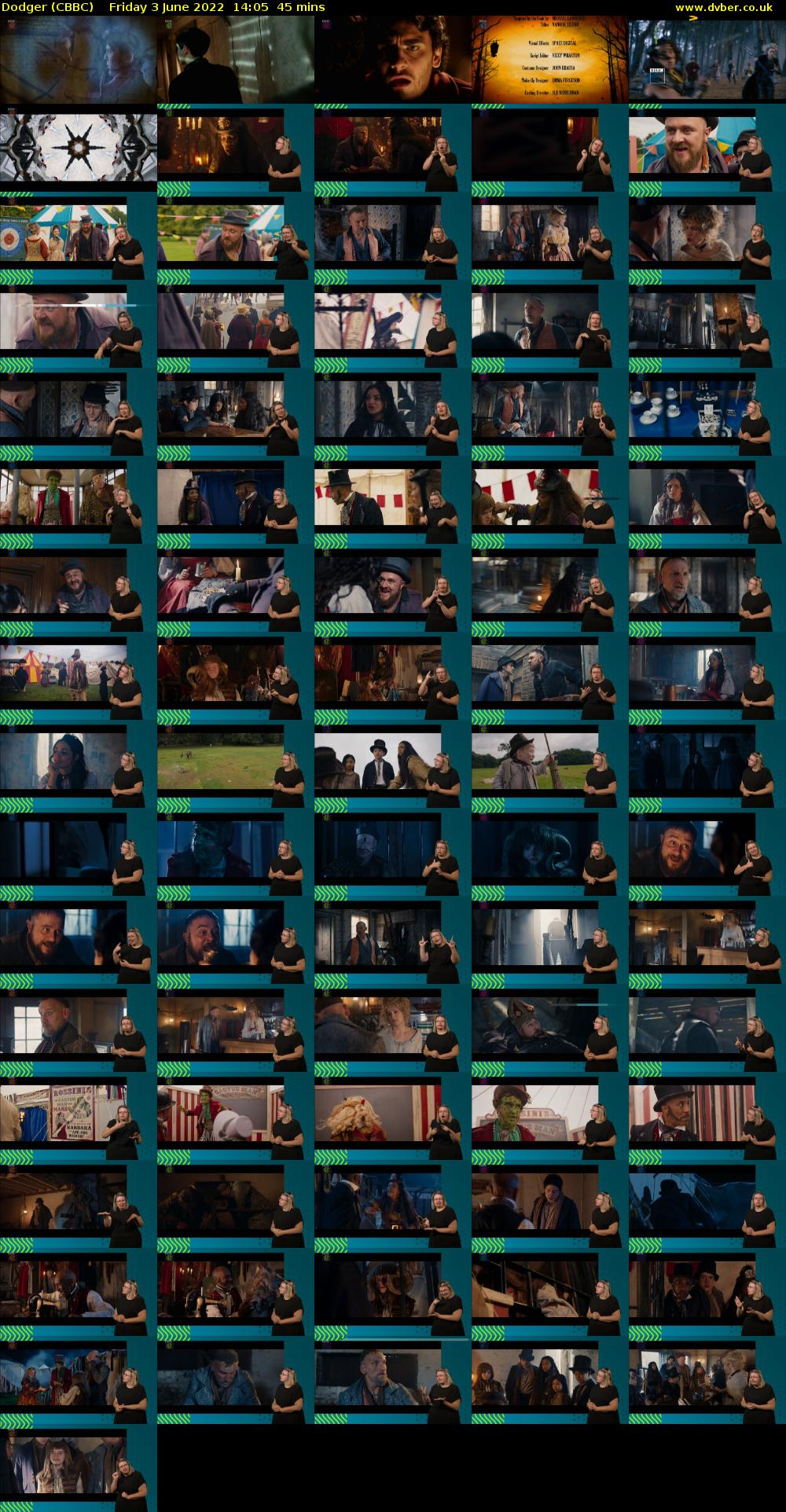 Dodger (CBBC) Friday 3 June 2022 14:05 - 14:50