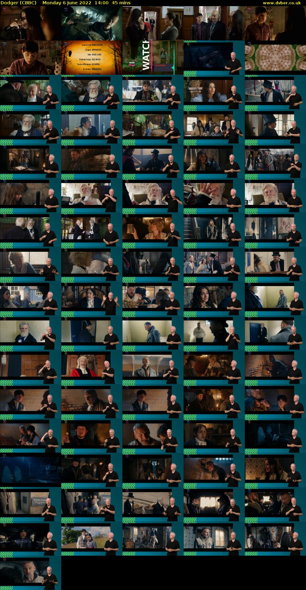 Dodger (CBBC) Monday 6 June 2022 14:00 - 14:45