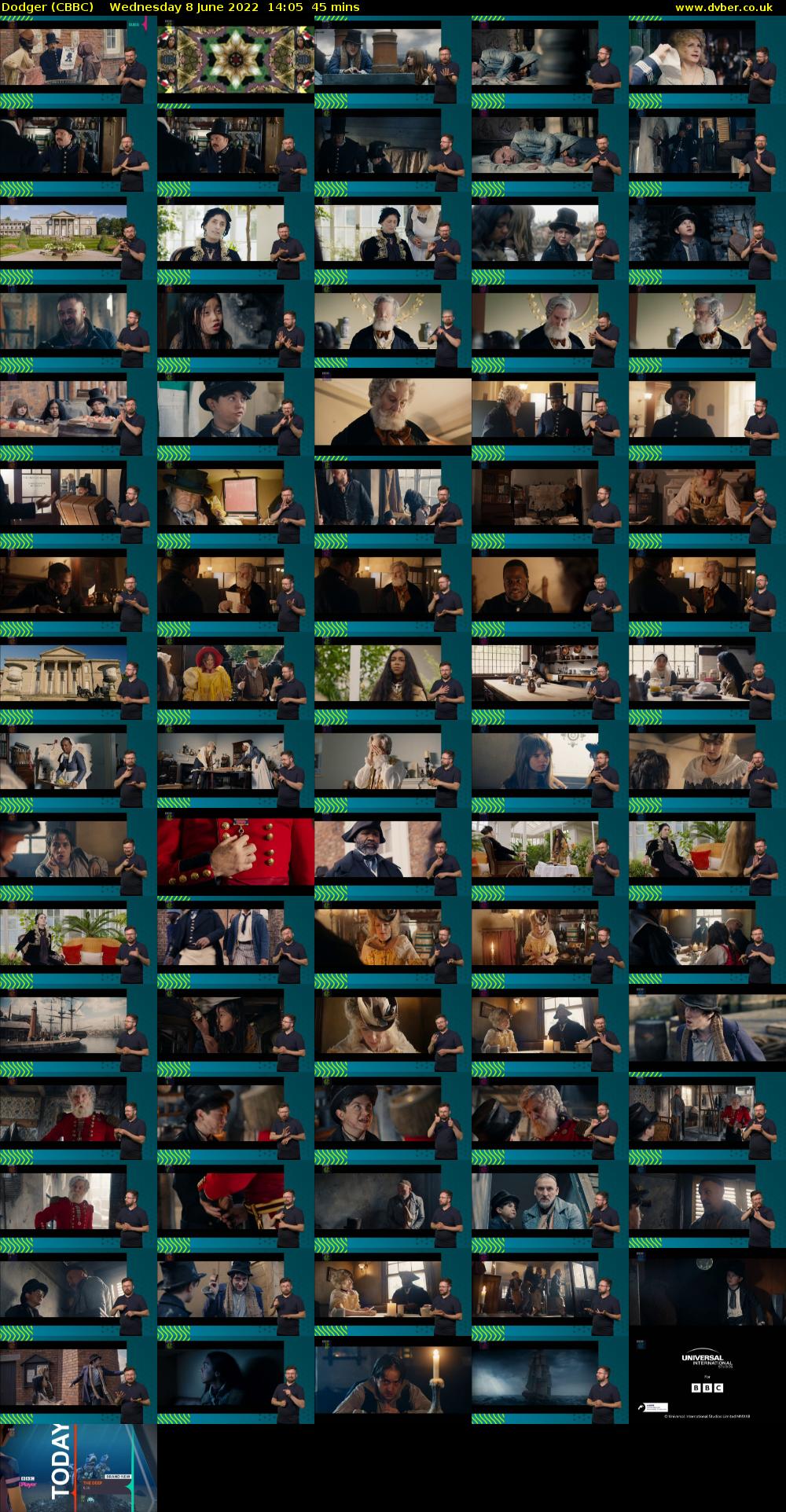 Dodger (CBBC) Wednesday 8 June 2022 14:05 - 14:50