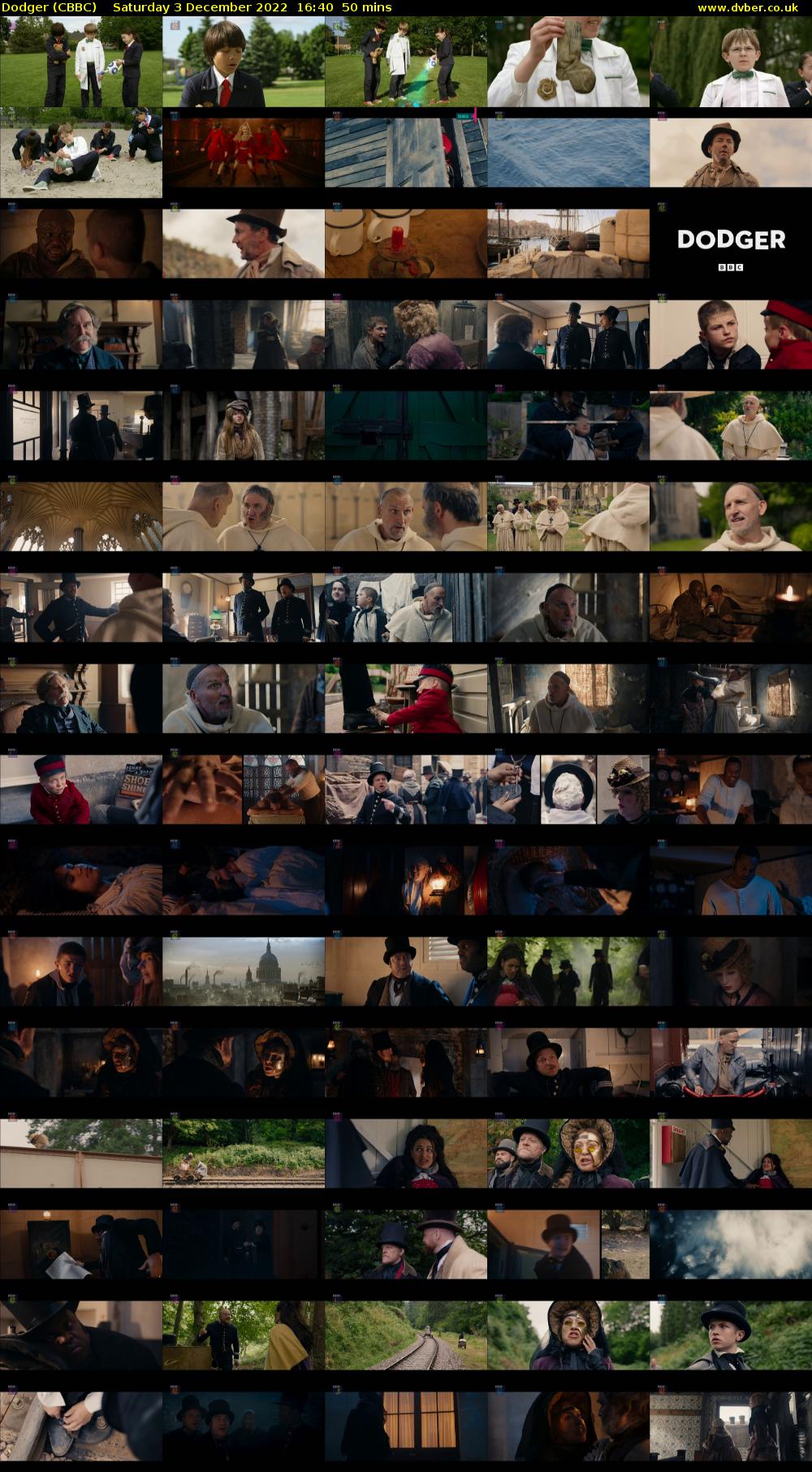 Dodger (CBBC) Saturday 3 December 2022 16:40 - 17:30