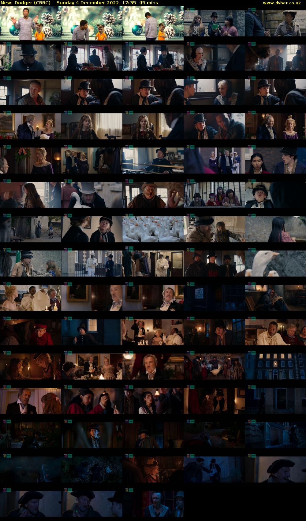 Dodger (CBBC) Sunday 4 December 2022 17:35 - 18:20