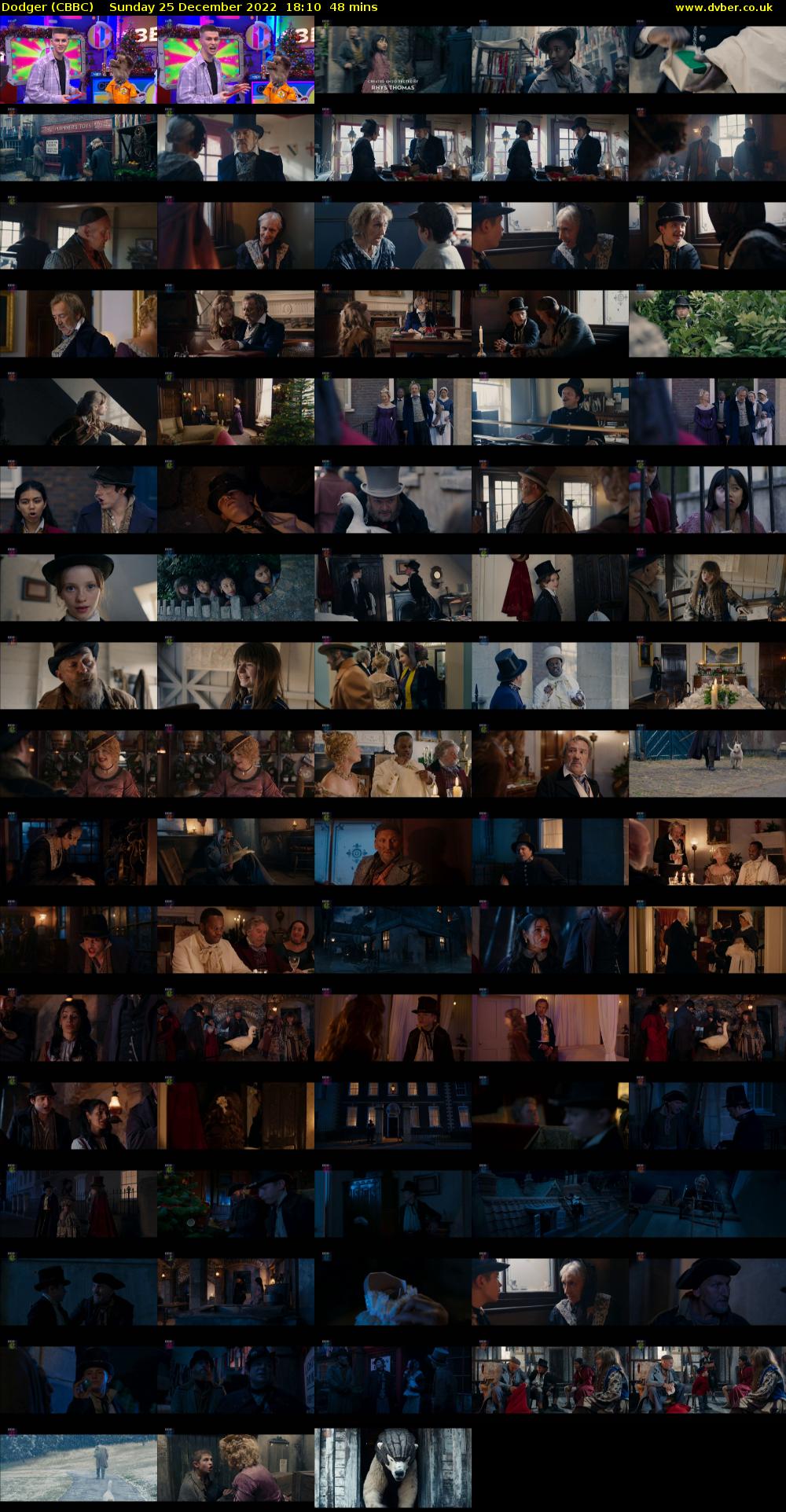 Dodger (CBBC) Sunday 25 December 2022 18:10 - 18:58