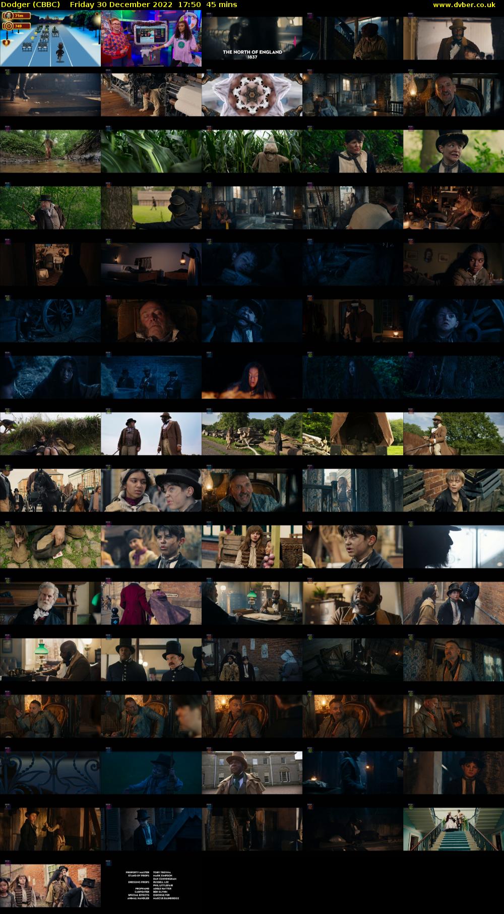 Dodger (CBBC) Friday 30 December 2022 17:50 - 18:35