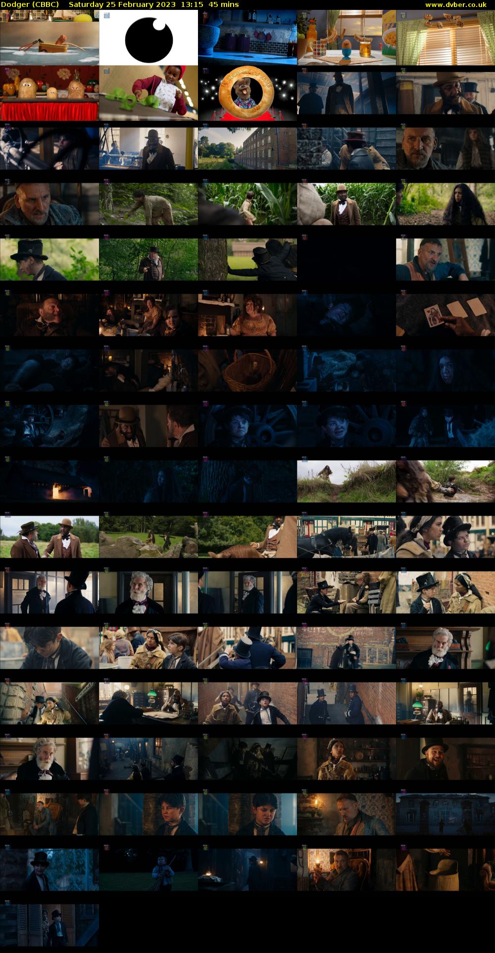 Dodger (CBBC) Saturday 25 February 2023 13:15 - 14:00