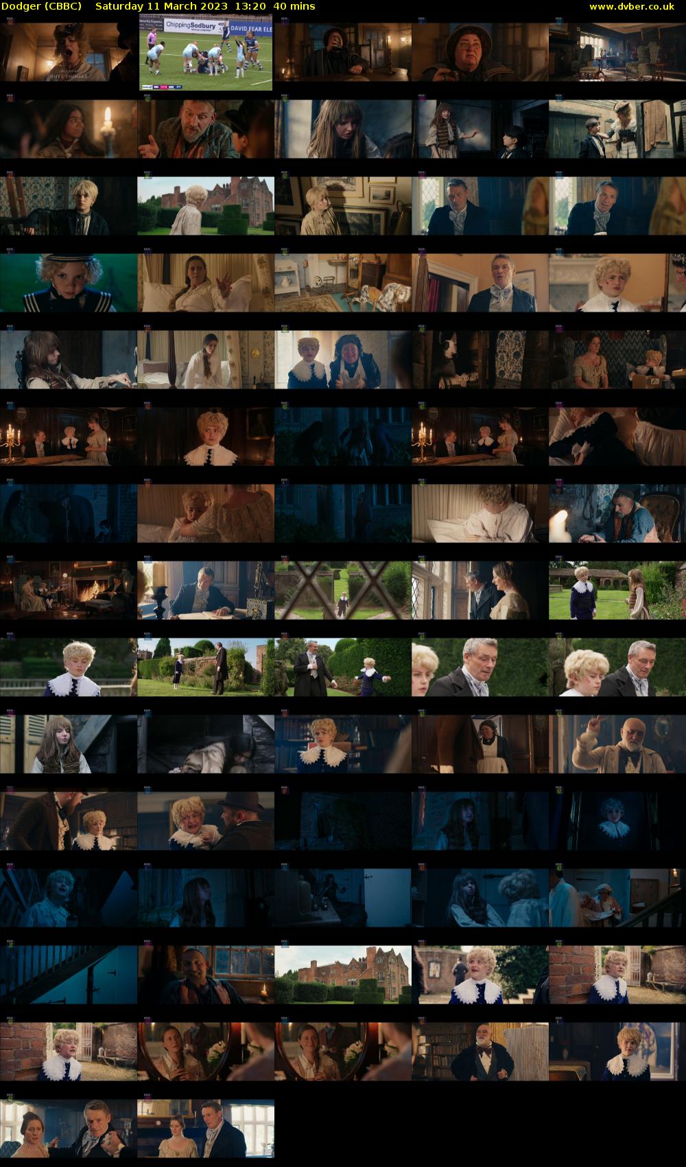 Dodger (CBBC) Saturday 11 March 2023 13:20 - 14:00