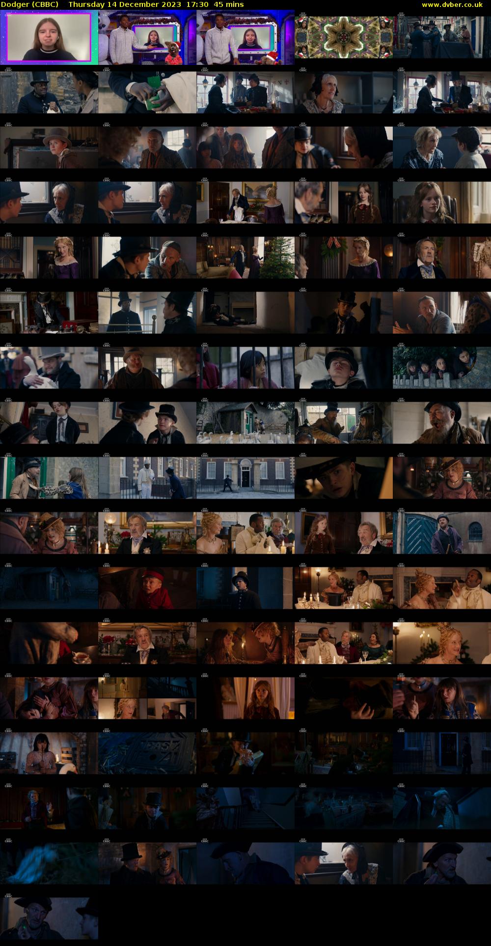 Dodger (CBBC) Thursday 14 December 2023 17:30 - 18:15