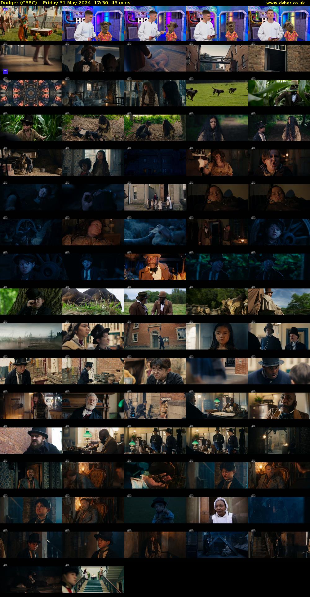 Dodger (CBBC) Friday 31 May 2024 17:30 - 18:15
