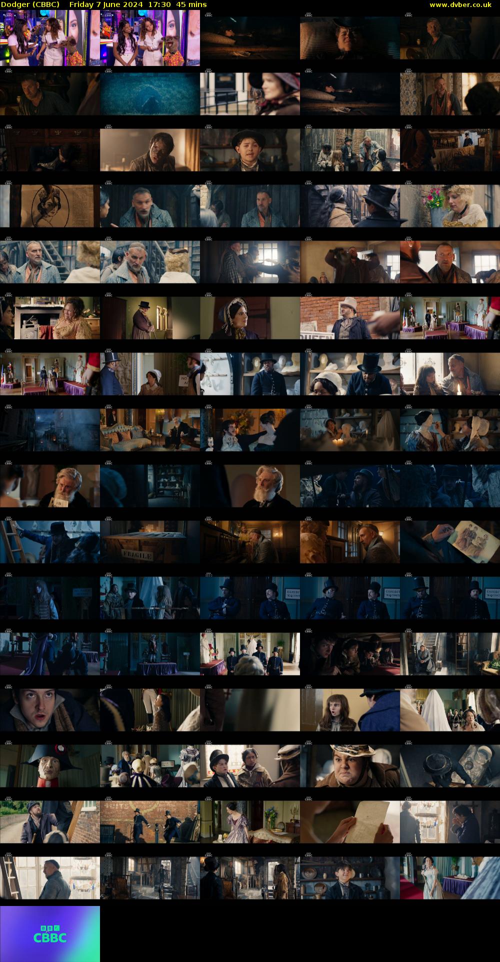 Dodger (CBBC) Friday 7 June 2024 17:30 - 18:15