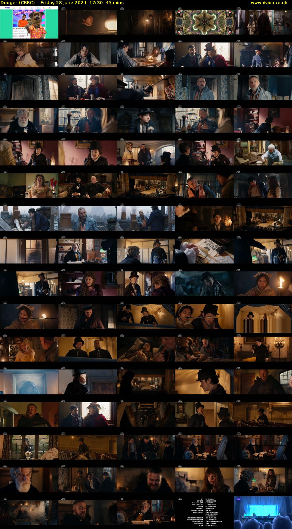 Dodger (CBBC) Friday 28 June 2024 17:30 - 18:15