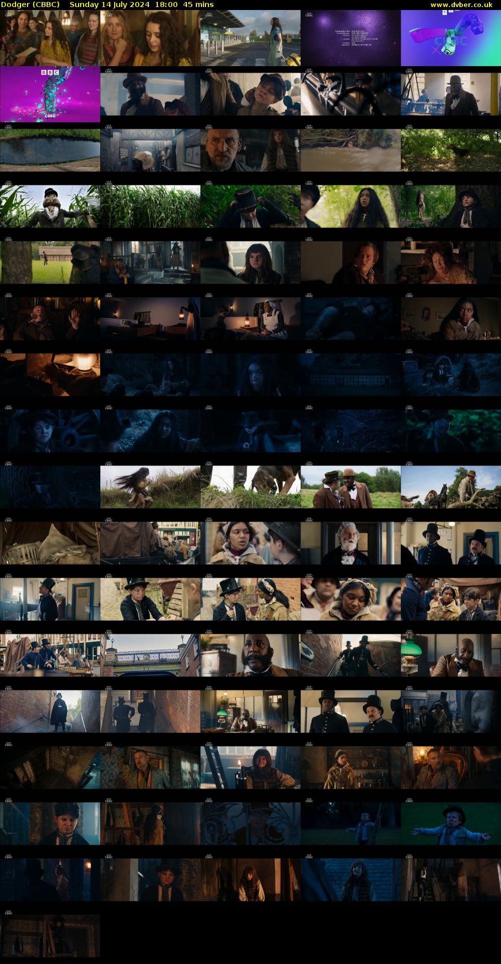 Dodger (CBBC) Sunday 14 July 2024 18:00 - 18:45