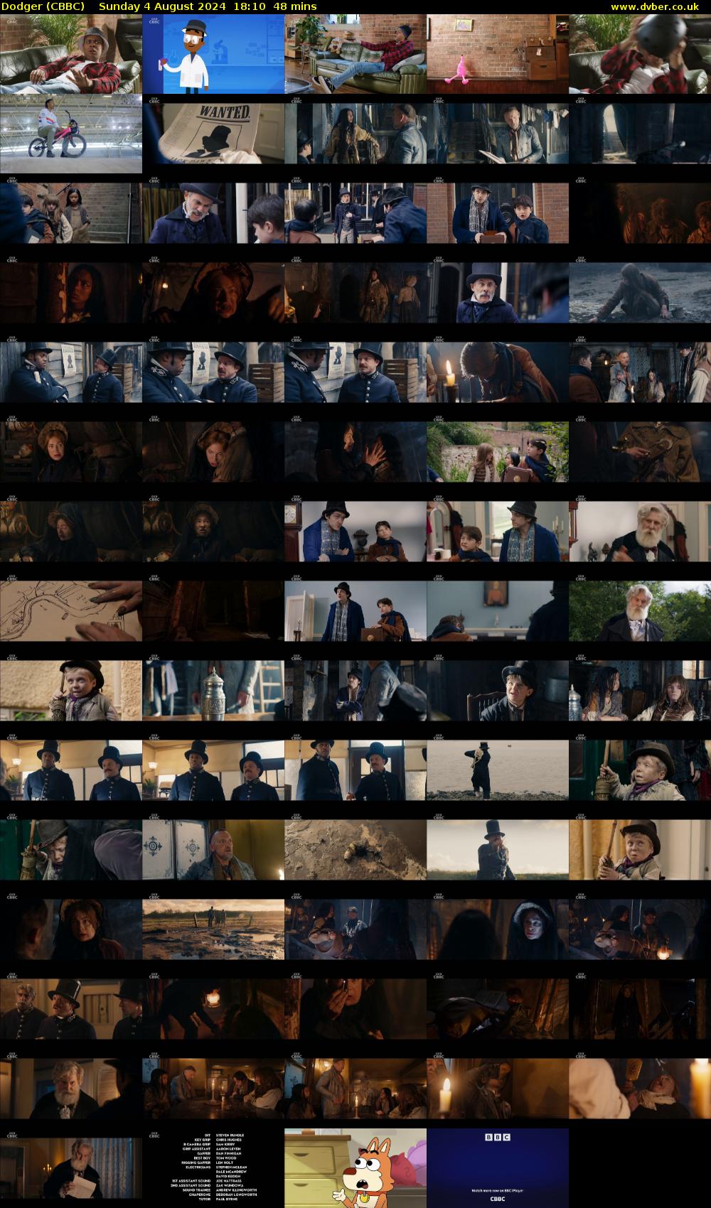 Dodger (CBBC) Sunday 4 August 2024 18:10 - 18:58