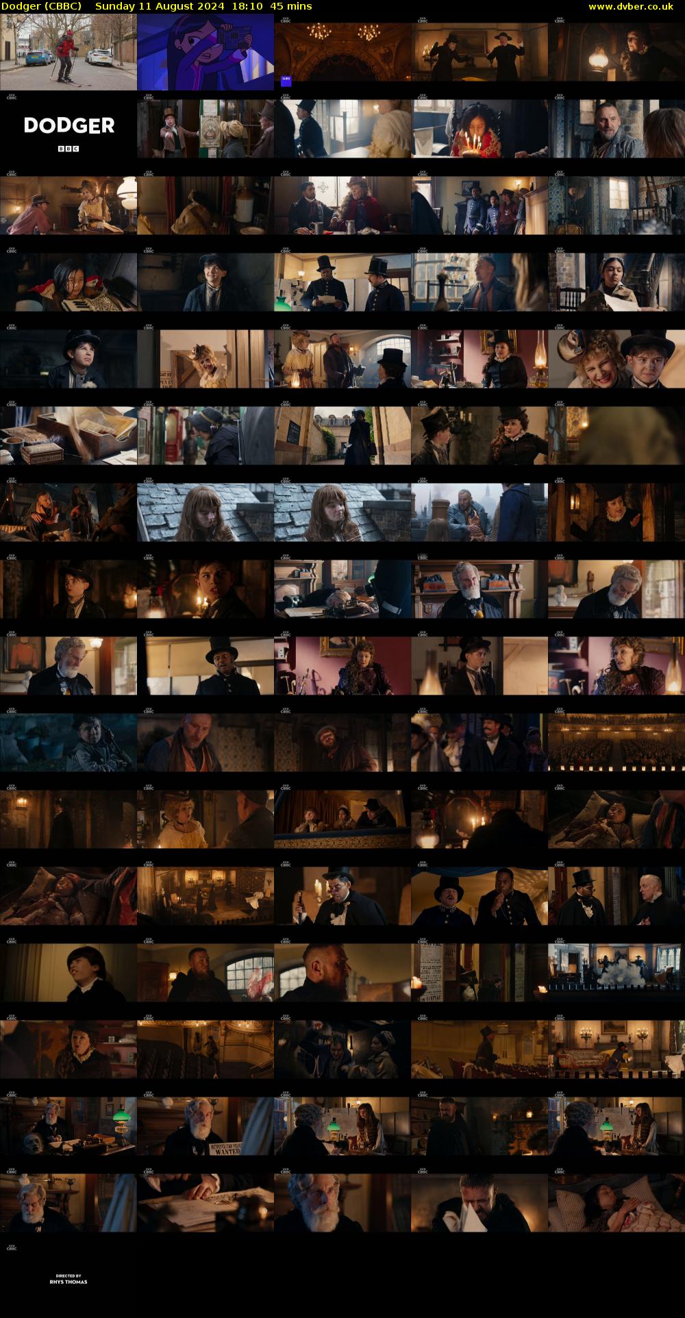 Dodger (CBBC) Sunday 11 August 2024 18:10 - 18:55