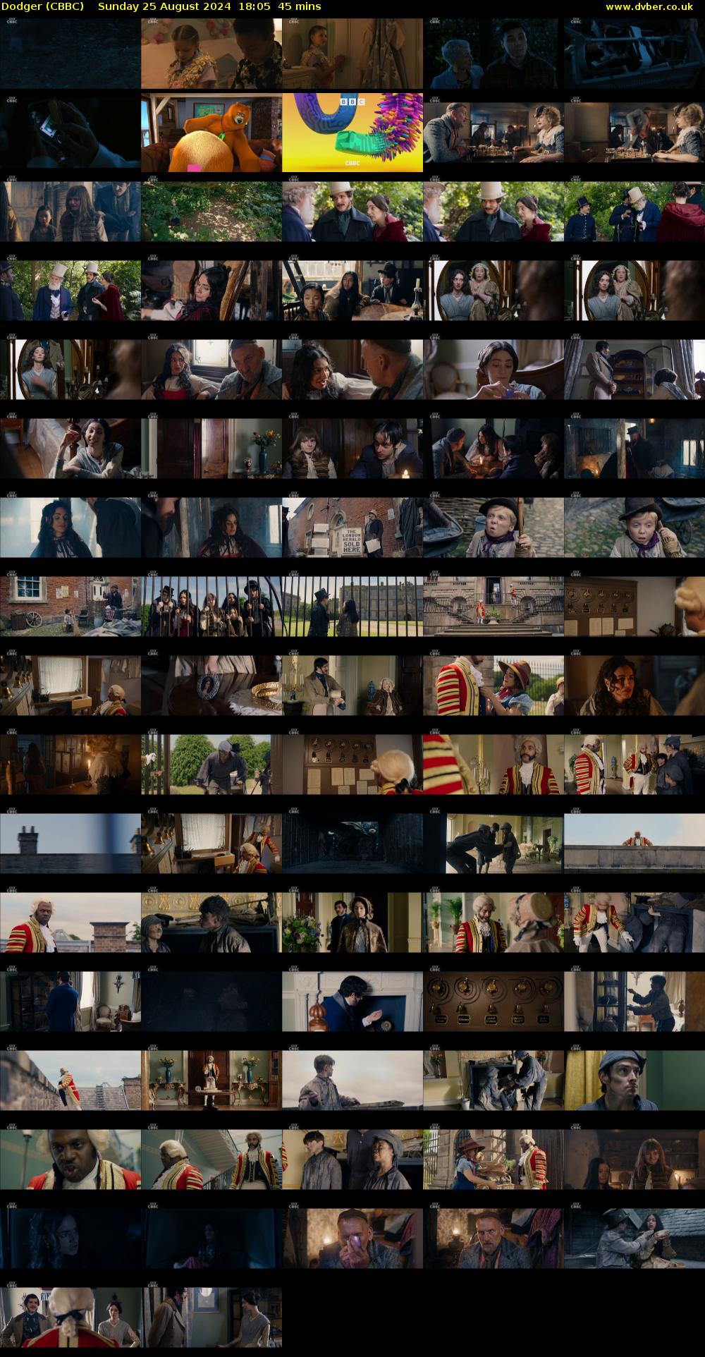 Dodger (CBBC) Sunday 25 August 2024 18:05 - 18:50