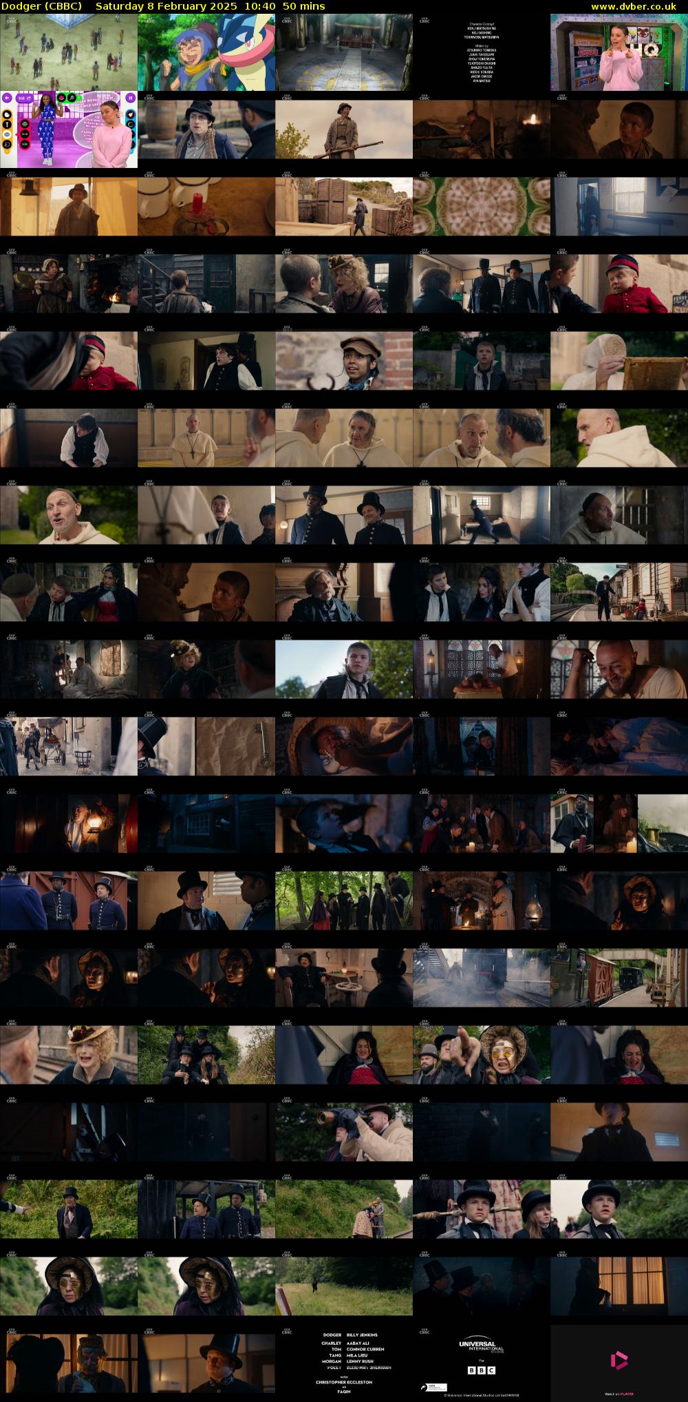 Dodger (CBBC) Saturday 8 February 2025 10:40 - 11:30