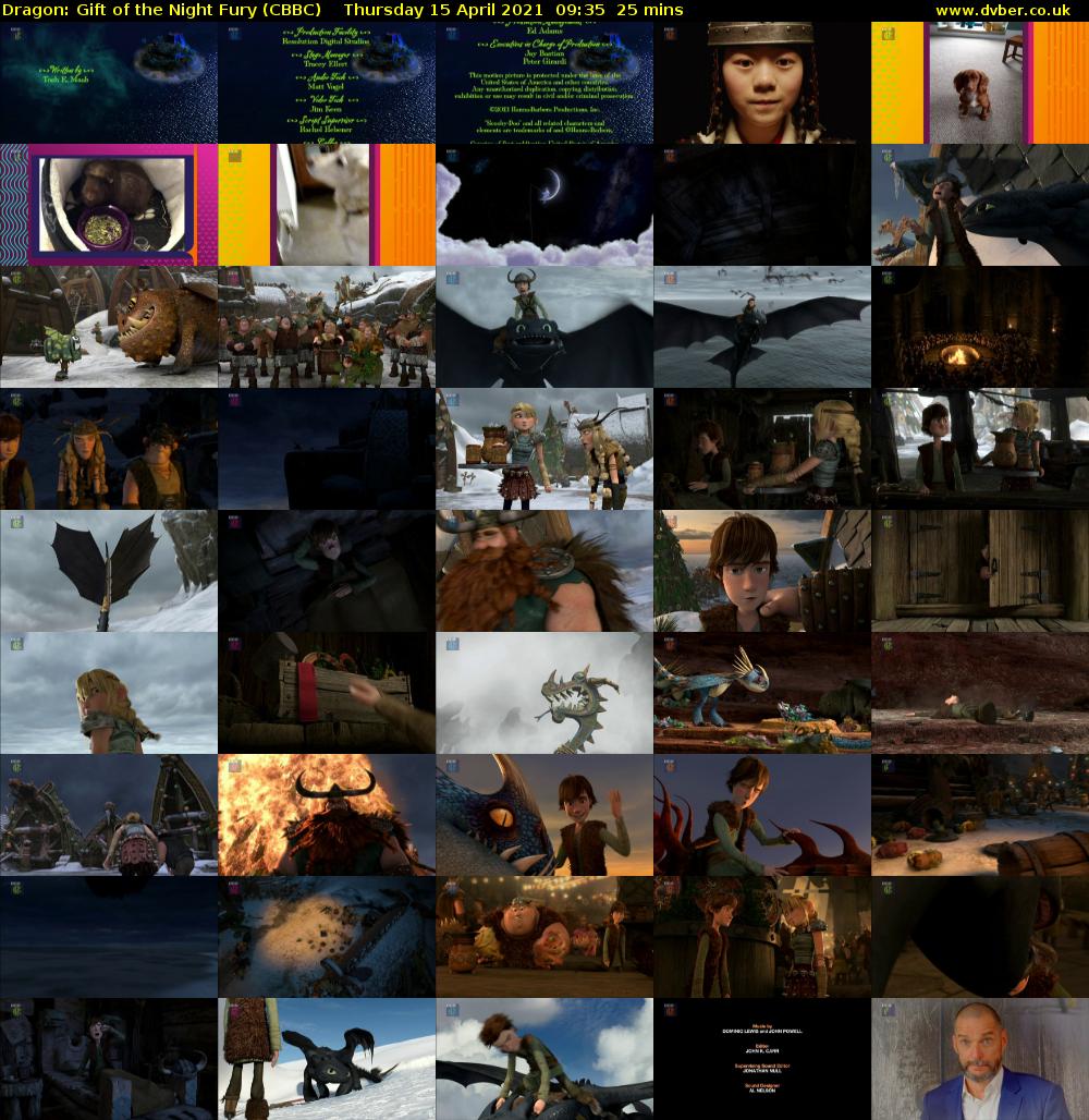 Dragon: Gift of the Night Fury (CBBC) Thursday 15 April 2021 09:35 - 10:00