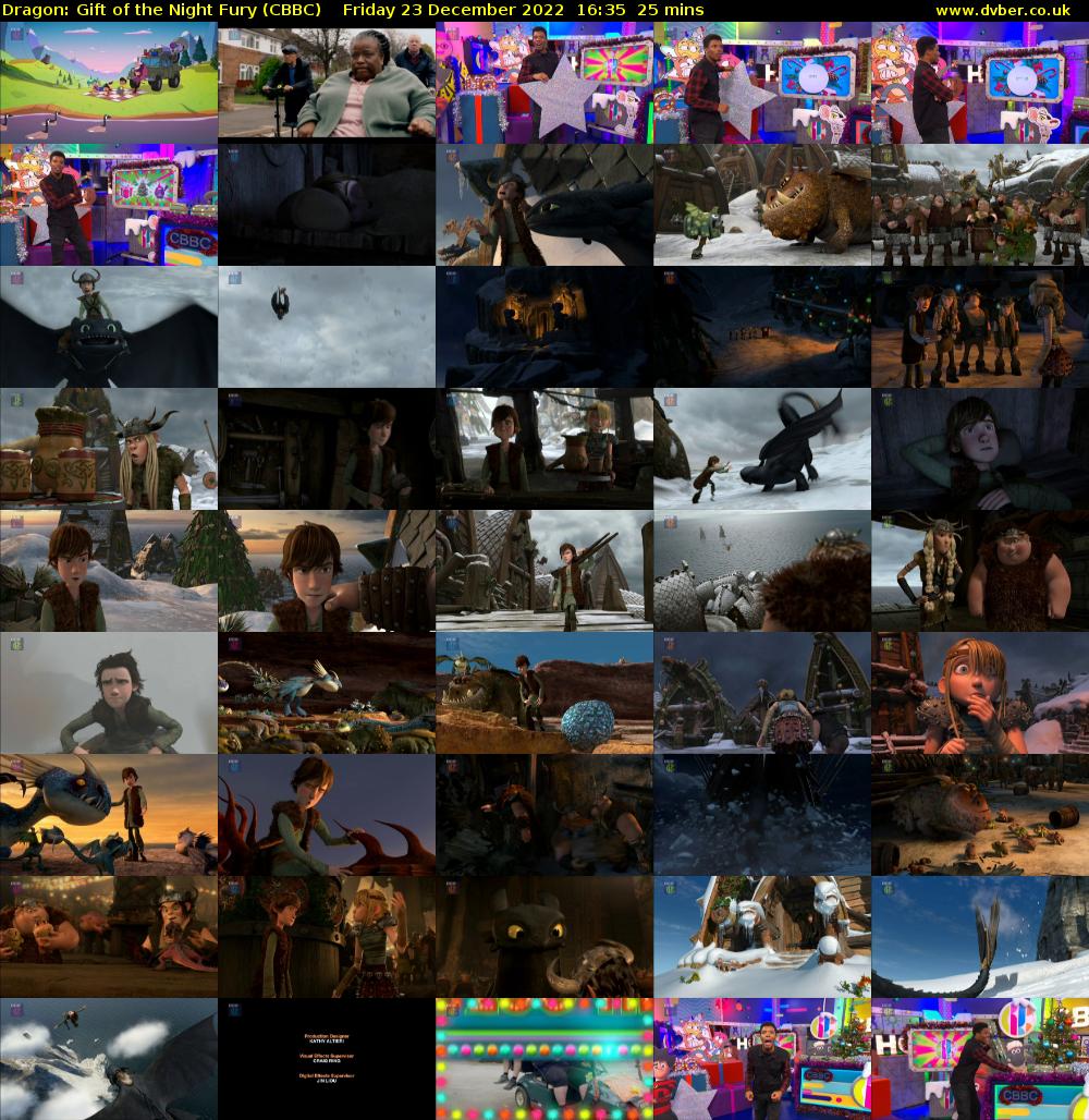 Dragon: Gift of the Night Fury (CBBC) Friday 23 December 2022 16:35 - 17:00