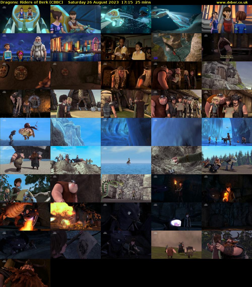 Dragons: Riders of Berk (CBBC) Saturday 26 August 2023 17:15 - 17:40