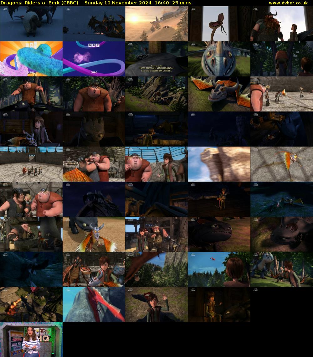 Dragons: Riders of Berk (CBBC) Sunday 10 November 2024 16:40 - 17:05