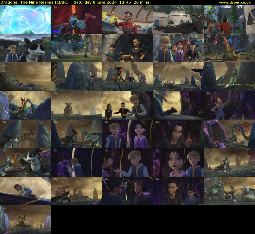 Dragons: The Nine Realms (CBBC) Saturday 8 June 2024 12:45 - 13:05