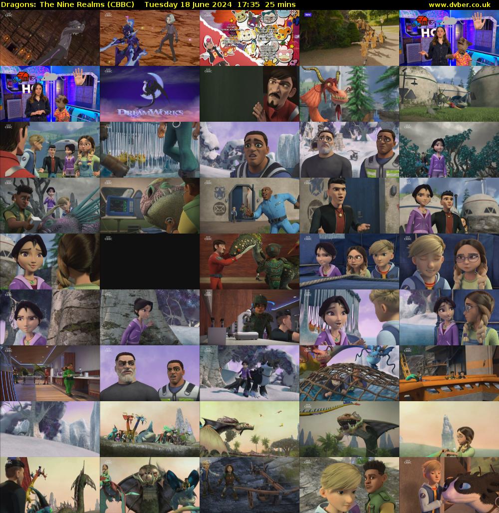 Dragons: The Nine Realms (CBBC) Tuesday 18 June 2024 17:35 - 18:00