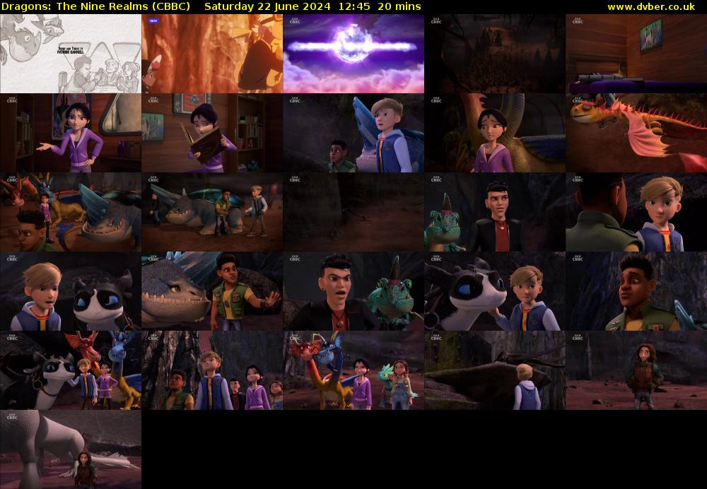 Dragons: The Nine Realms (CBBC) Saturday 22 June 2024 12:45 - 13:05