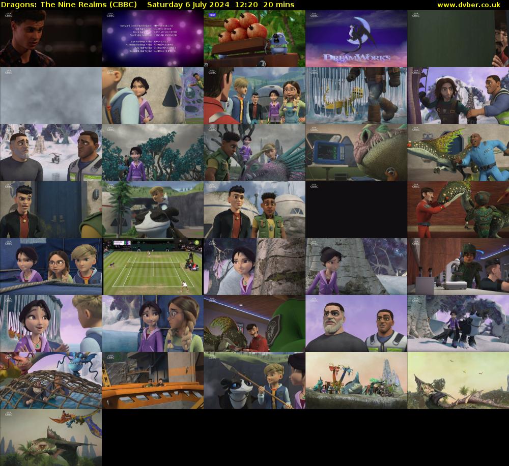 Dragons: The Nine Realms (CBBC) Saturday 6 July 2024 12:20 - 12:40