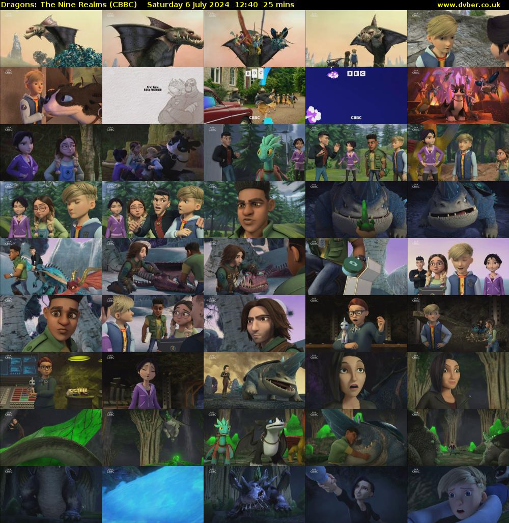 Dragons: The Nine Realms (CBBC) Saturday 6 July 2024 12:40 - 13:05