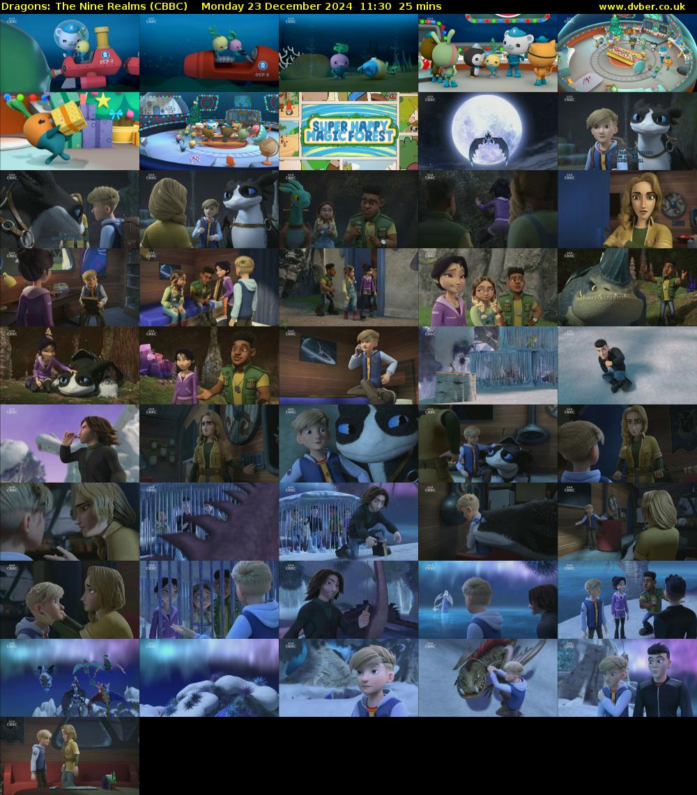 Dragons: The Nine Realms (CBBC) Monday 23 December 2024 11:30 - 11:55