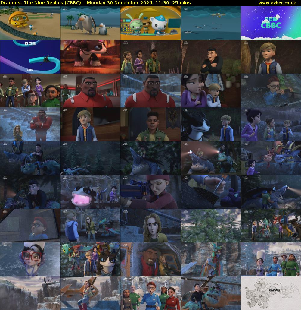 Dragons: The Nine Realms (CBBC) Monday 30 December 2024 11:30 - 11:55