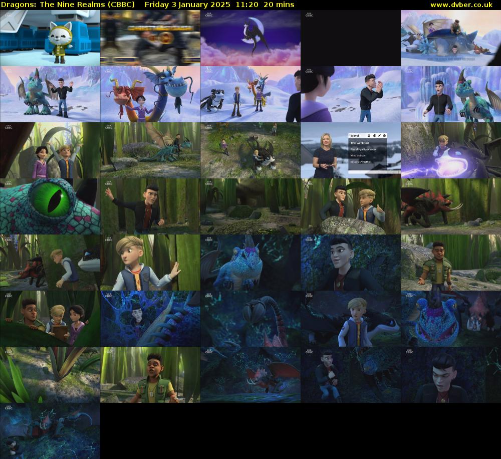 Dragons: The Nine Realms (CBBC) Friday 3 January 2025 11:20 - 11:40