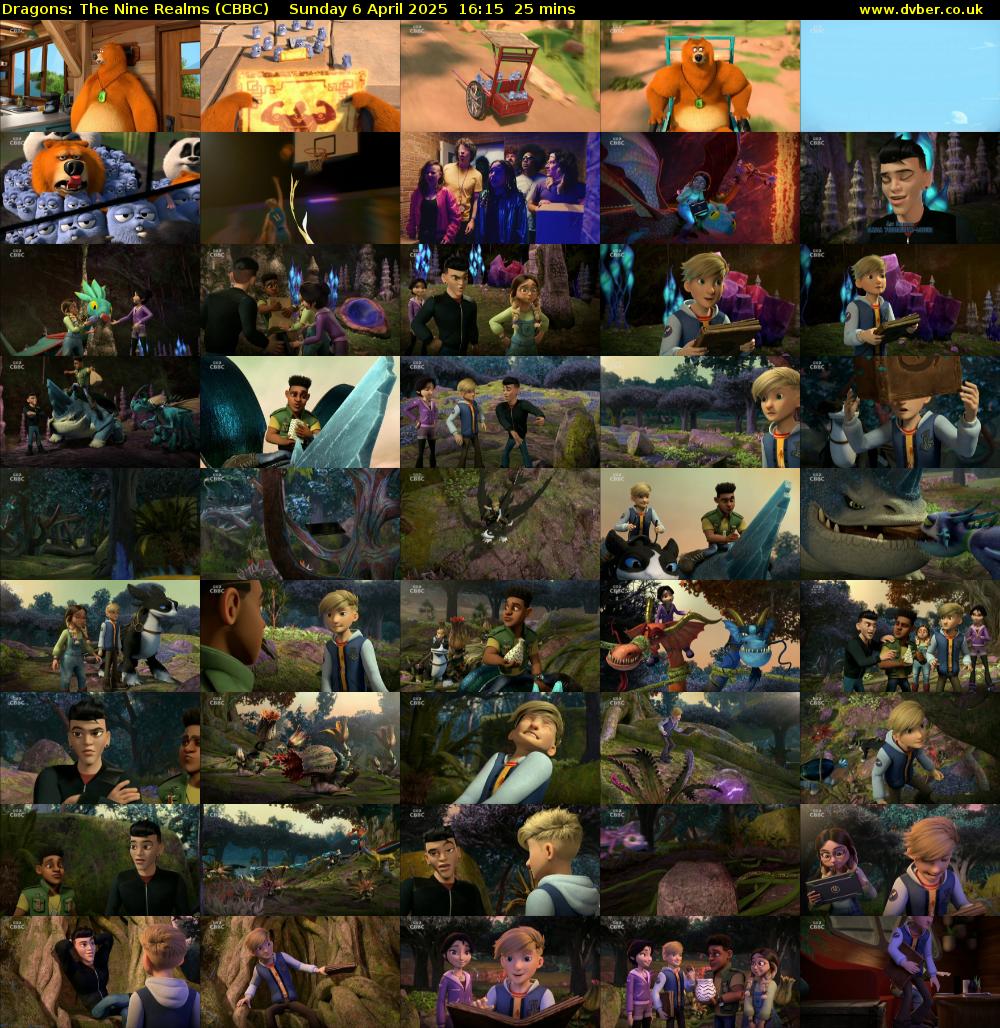 Dragons: The Nine Realms (CBBC) Sunday 6 April 2025 16:15 - 16:40