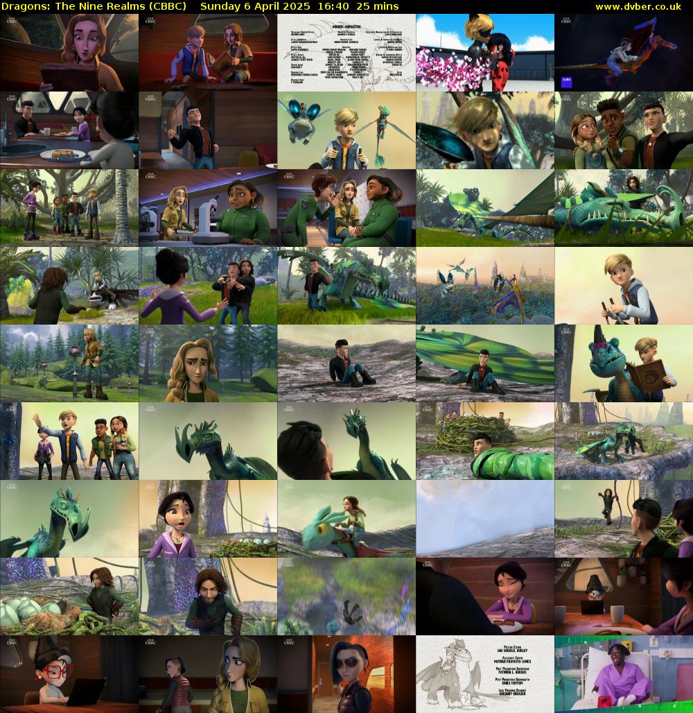 Dragons: The Nine Realms (CBBC) Sunday 6 April 2025 16:40 - 17:05