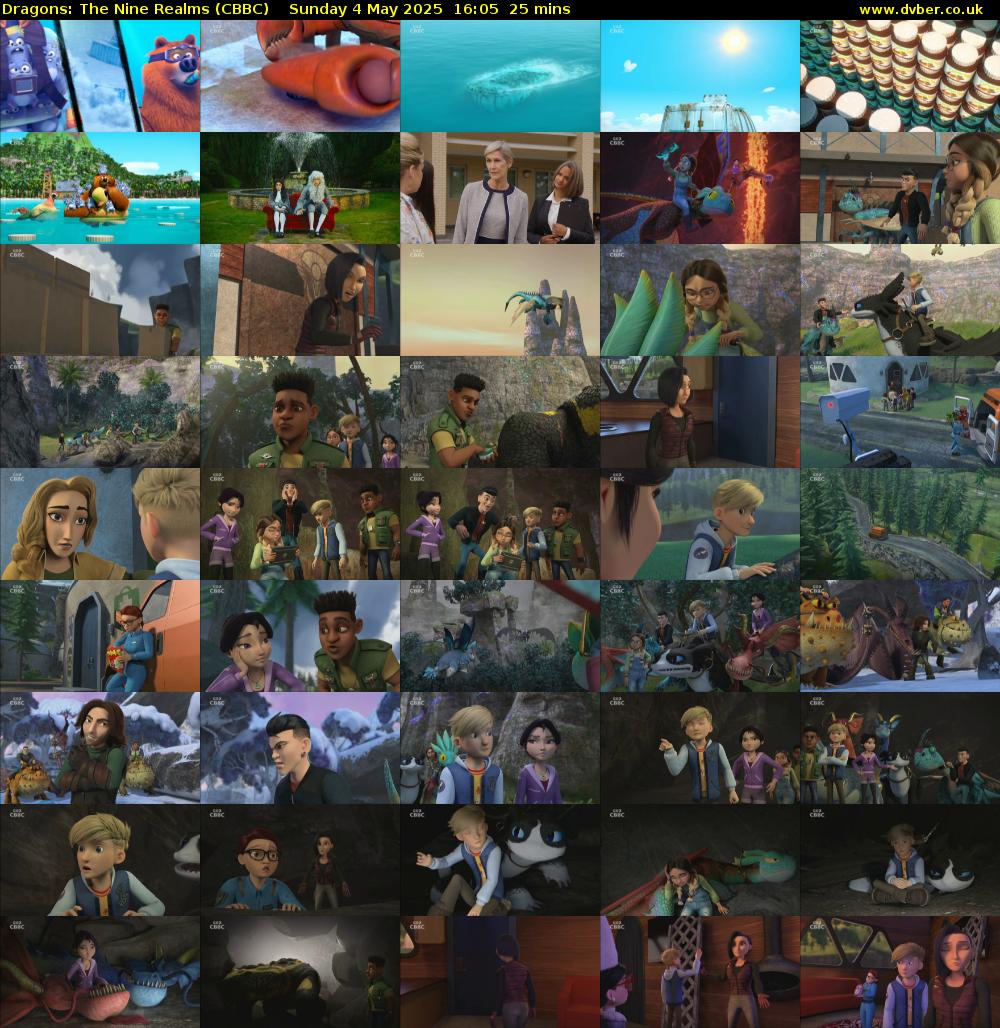 Dragons: The Nine Realms (CBBC) Sunday 4 May 2025 16:05 - 16:30