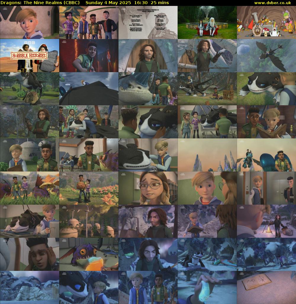 Dragons: The Nine Realms (CBBC) Sunday 4 May 2025 16:30 - 16:55