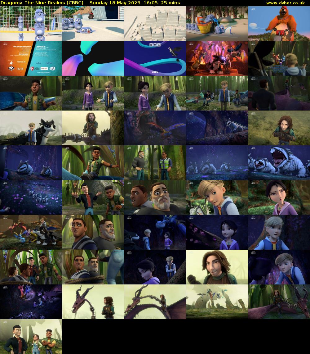 Dragons: The Nine Realms (CBBC) Sunday 18 May 2025 16:05 - 16:30
